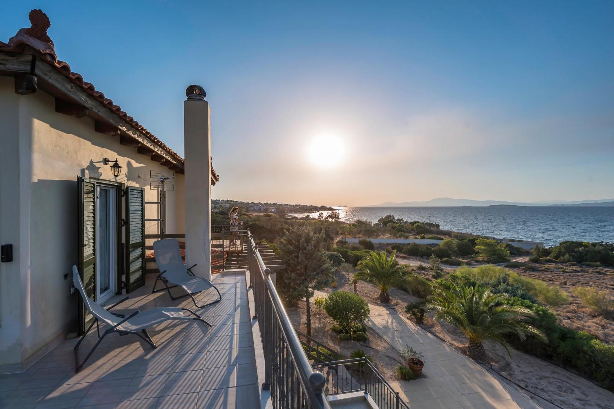Marfaia - Villa By The Sea Agioi المظهر الخارجي الصورة